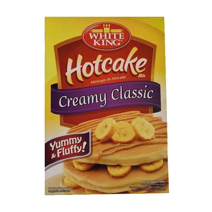 White King Instantmischung für Pfannkuchen und Waffeln Creamy Classic 400 g