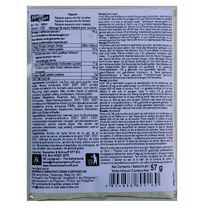 Mama Sita´s Palabok Sauce Mix 57g Pouder