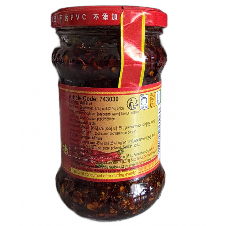 Cirspy Chili in Öl 210g Chilli Schrot crash