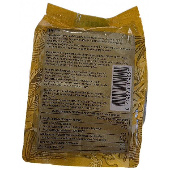 Petjil 500g Erdnusssauce Mix Peanut Sauce