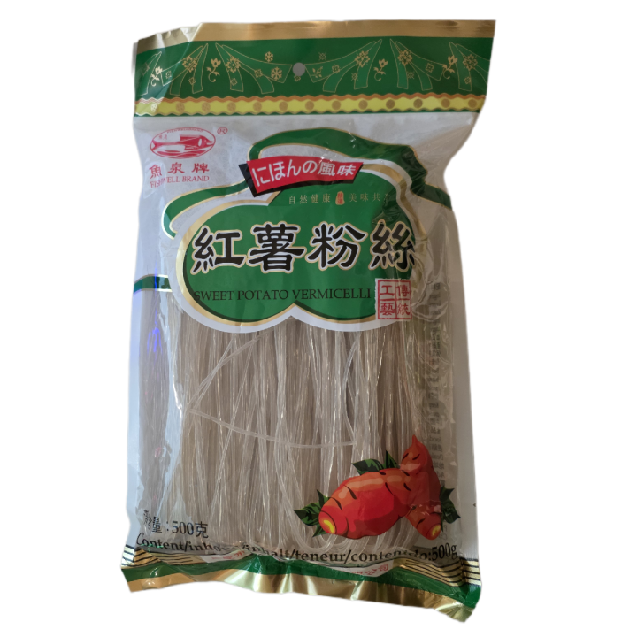 Süßkartoffelnudeln 500g Sweet Potato Vermiceilli Mien Khoai Lang Nudeln Kartoffeln