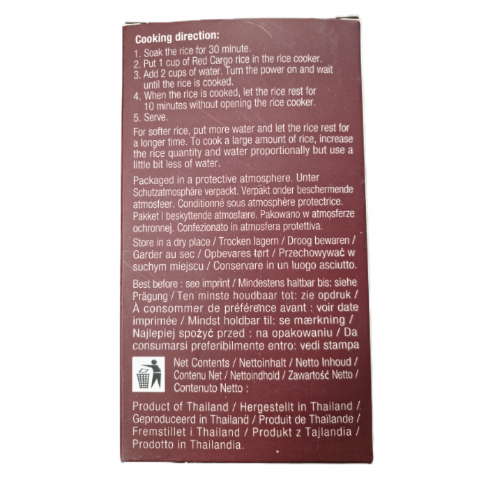 Red Cargo Reis 1kg Thailand Golden Phoenix roter cargo reis original Thai