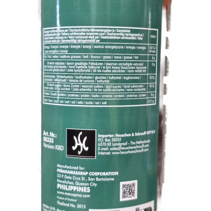 Fischsauce 700ml Flasche, Special Patis Fischsoße, phillipinische Würzsauce