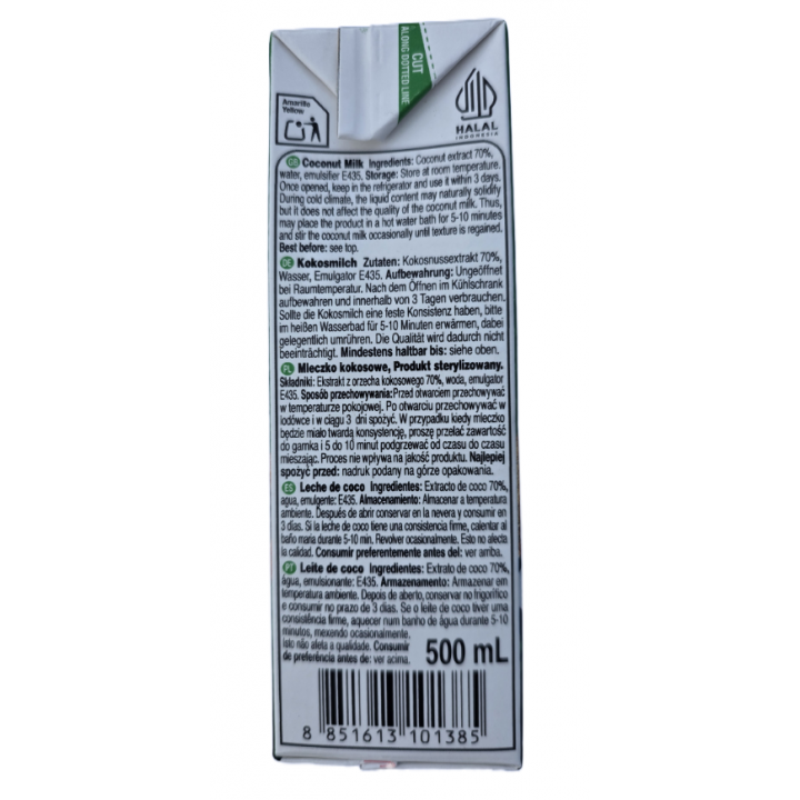 Kokosmilch 500ml Aroy-D Coconut milk