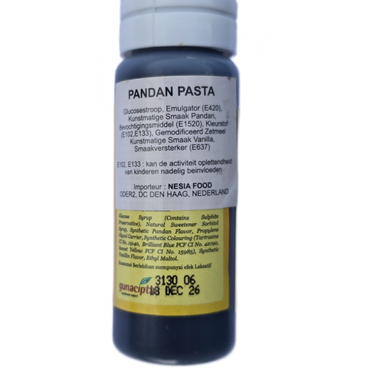 Pandan Paste 25ml Koepoe Koepoe Aromapaste für Pandankuchen