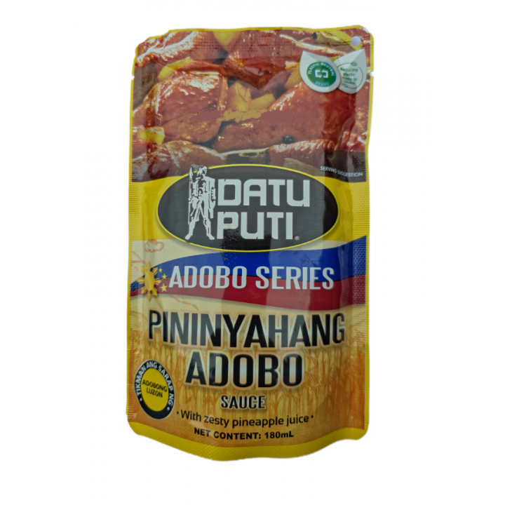 Pininyahang Adobo Sauce 180ml Datu Puti Kochsauce mit Ananassaft