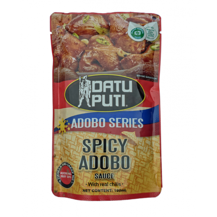 Spicy Adobo Sauce 180ml Datu Puti Fertigsauce mit Chilies süß-herzhaft