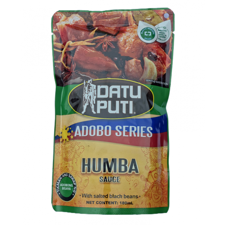 Humba Sauce 180ml Datu Puti Fertigsauce mit schwarzen Bohnen süß-herzhaft