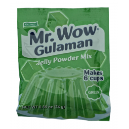 Mr.WOW Gulaman Jelly Powder Mix 24g Gelee-Mix grün
