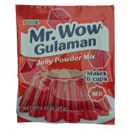 Mr.WOW Gulaman Jelly Powder Mix 24g Gelee-Mix rot