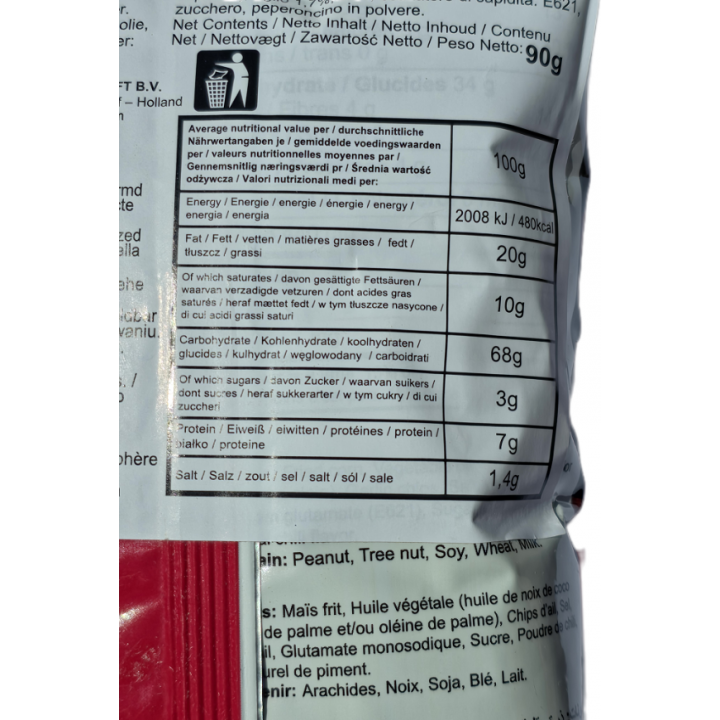 Boy Bawang Cornick Hot Garlic Flavor 90g Frittierter Mais Chili-Knoblauch