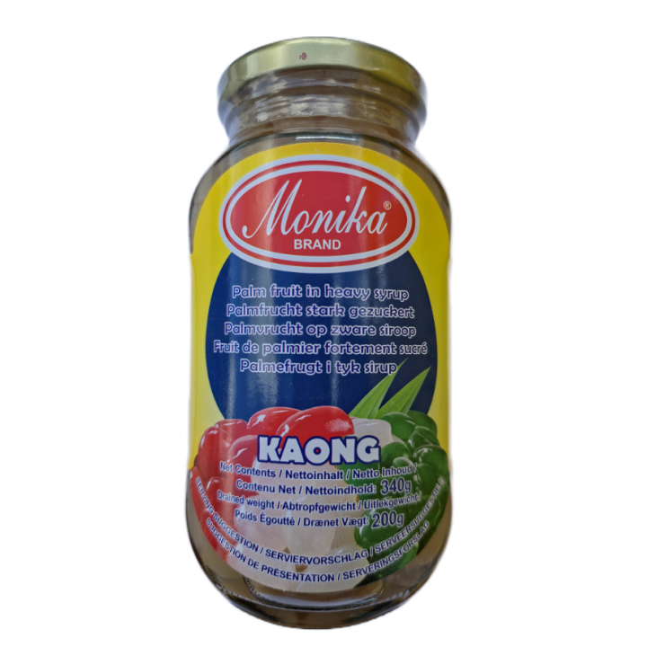 Monika Kaong Candied Fruit in Syrup 340g, in Sirup eingelegte, gezuckerte Palmfrucht
