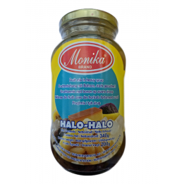 Monika Halo-Halo  Fruit-Mix in Syrup 340g, in Sirup eingelegte, gezuckerte Früchte&Bohnen