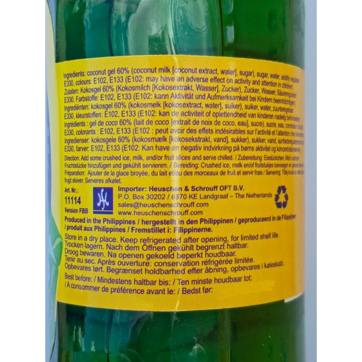 Monika Nata de Coco Green Kokosgelee in Sirup 340g