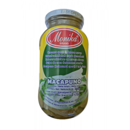 Monika Macapuno kandiertes Kokosfruchtfleisch in Sirup 340g