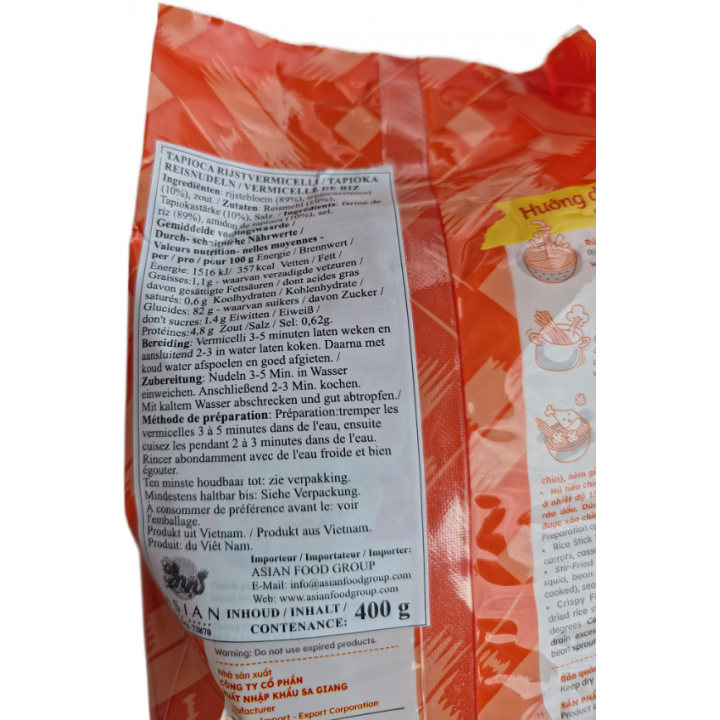 Sa Giang 400g Hủ Tiếu Sa Đéc vietnamesische Tapioka-Reisnudeln
