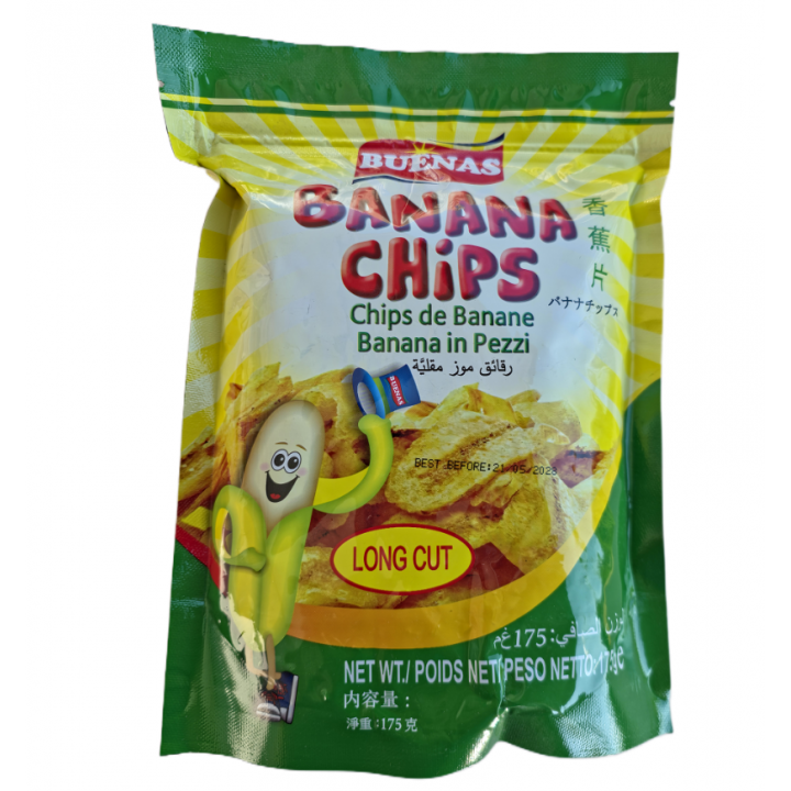 Bananachips long cut 175g Buenas Bananenchips