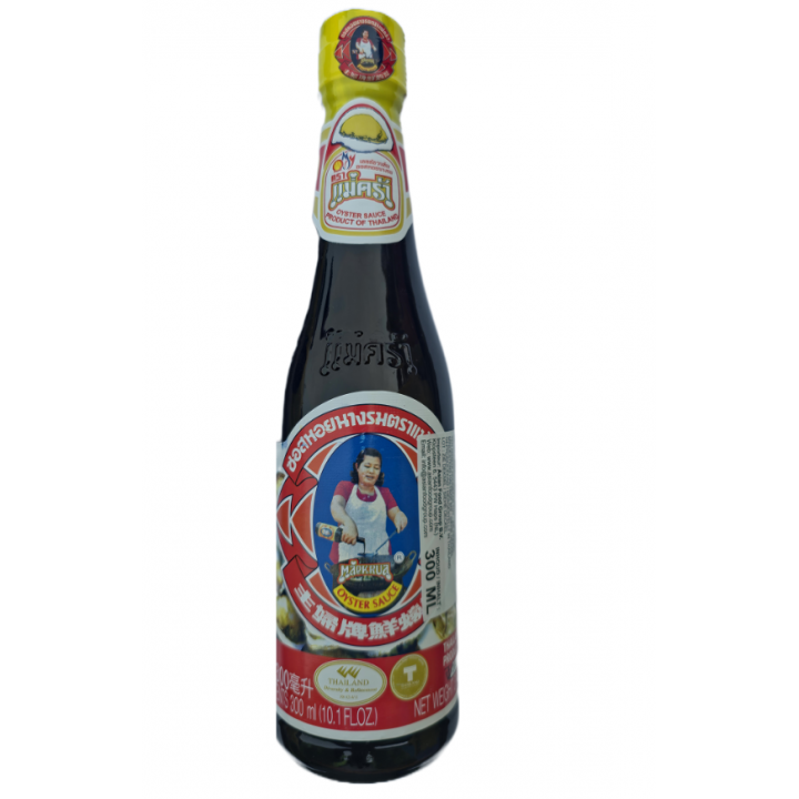 Austernsauce dickflüssig 300ml MAEKRUA Thailand Oyster Sauce Würzsauce Woksauce Marinade