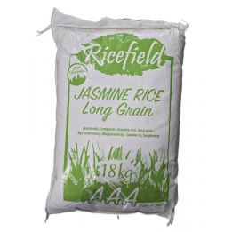 Jasmine Rice Long Grain 18kg Ricefield Langkorn-Jasmin-Reis aus Kambodscha AAA klebrige Textur