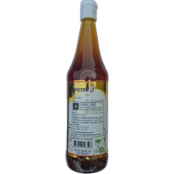 Oyster Brand Fishsauce Nam Pla GOLD, 700 ml Fischsauce aus Thailand Umami