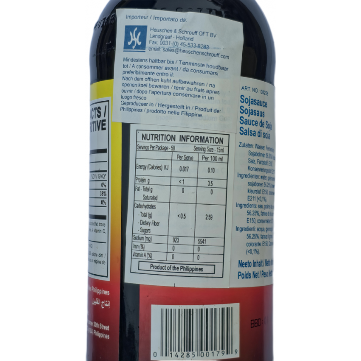 Soy Sauce 750ml UFC Soja Sarap phillipinische Sojasauce Toyo