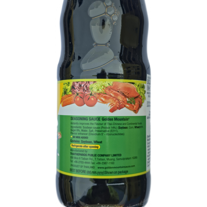 Golden Mountain  Seasoning Sauce 600ml  thailändische Würz-/Sojasauce