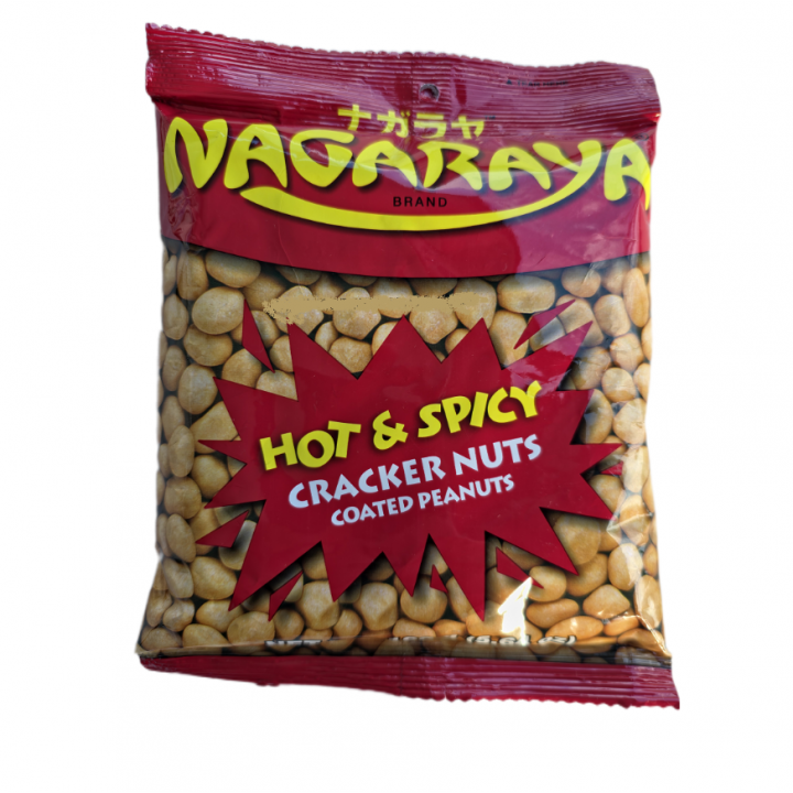 Nagaraya Cracker Nuts Hot & Spicy 160g Phillipinische, würzig/scharf ummantelte Ednüsse