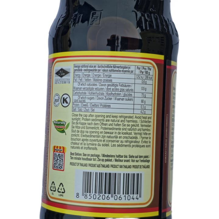 Black Soy Sauce 970g Dek Som Boon Dunkle Sojasauce A-Qualität