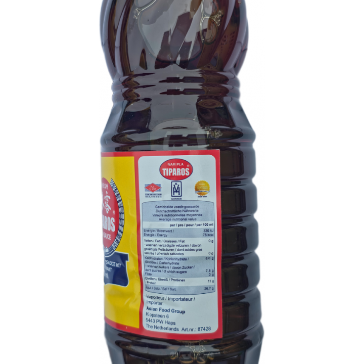 Fish Sauce Tiparos 300 ml Fischsauce aus Thailand Umami