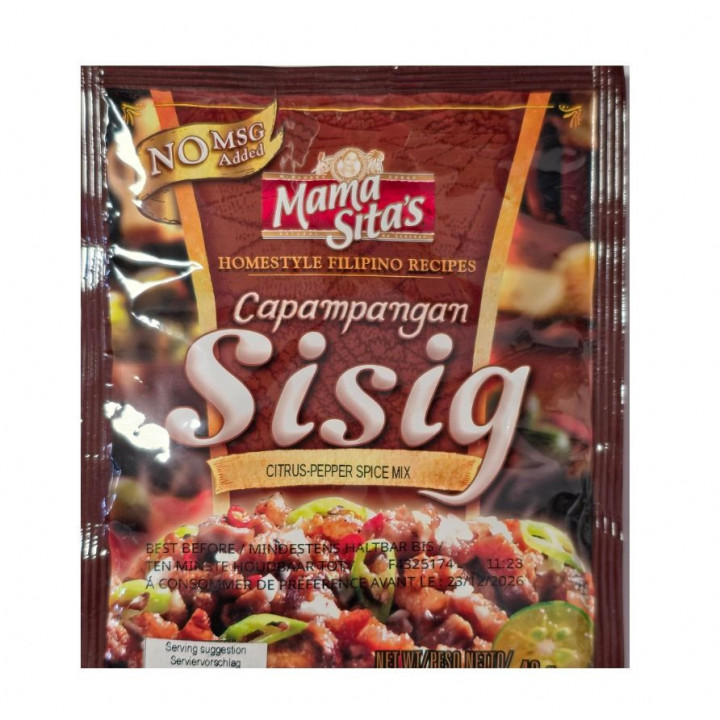 Capampangan Sisig Citrus-Pepper Spice Mix 40g Mama Sita's Würzmischung für Sisig