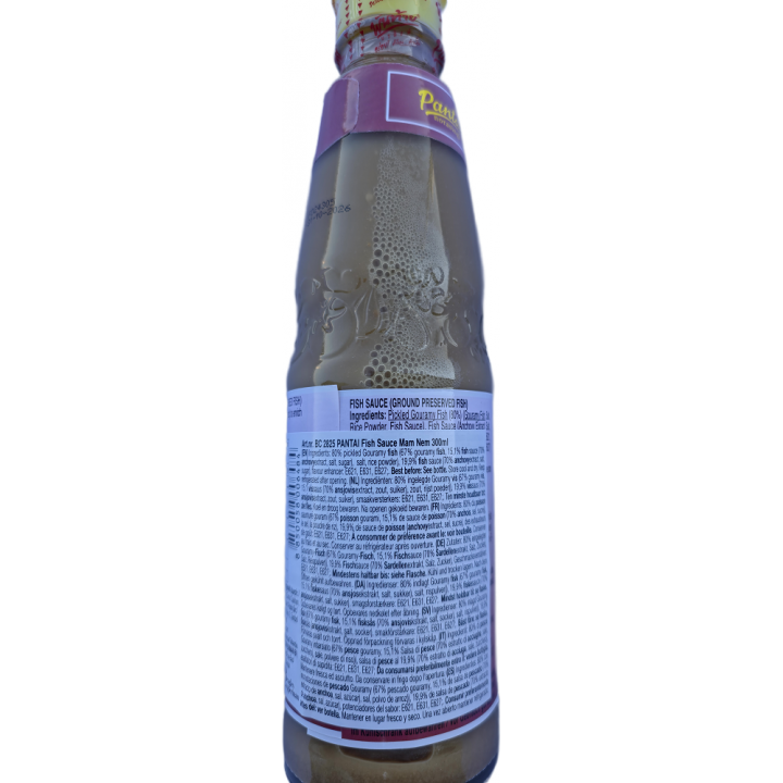 Fermented Fish Sauce Pantai 375g Fermentierte Fischsauce aus Thailand Umami Pla Ra