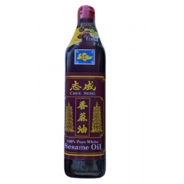 Pure white Sesam Oil 750ml Chee Seng Geröstetes Sesamöl aus weißem Sesam