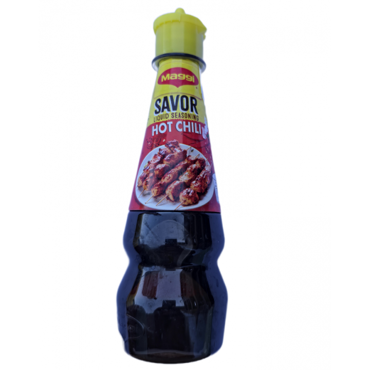 Maggi Savor Liquid Seasoning Hot Chili 130ml Maggi Würzsauce mit Hot-Chili-Geschmack