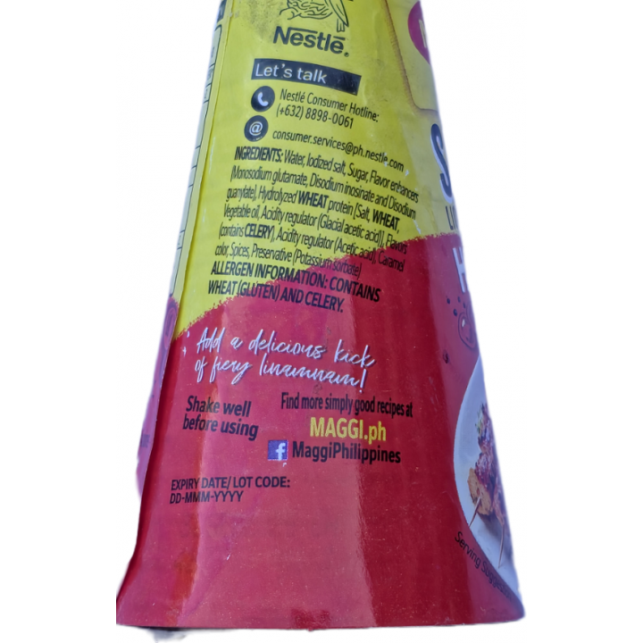 Maggi Savor Liquid Seasoning Hot Chili 130ml Maggi Würzsauce mit Hot-Chili-Geschmack