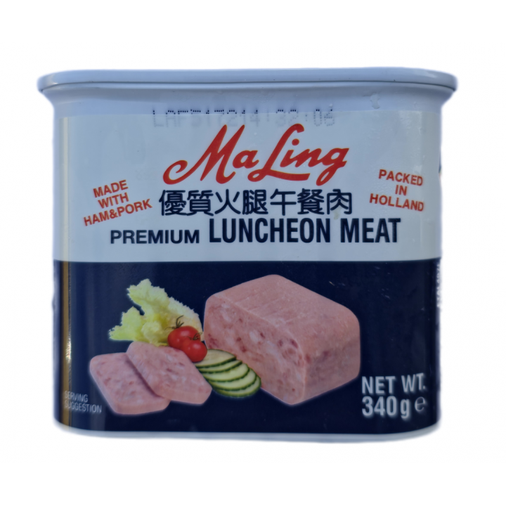Premium Luncheon Meat 340g Ma Ling Frühstücksfleisch