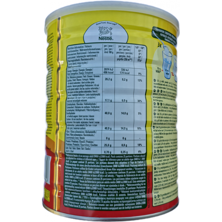 Nido Instant Full Cream Milk Powder Nestle 900g Instant Vollmilchpulver
