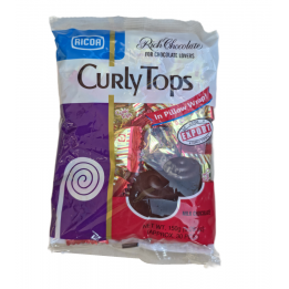 Curly Tops Chocolate 150g Ricoa Milchschokoladenstücke, philipinische Pralinen