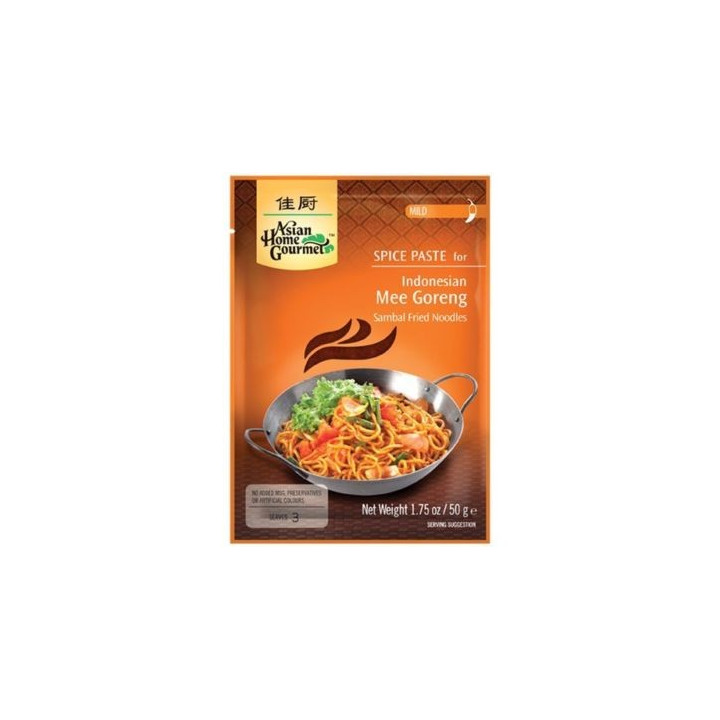 Mee Goreng Paste gewürzpaste mit Rezept bami goreng indonesisches Nudelgericht