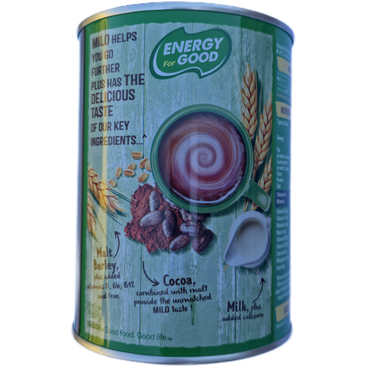 Milo Malt Milk Cocoa Powder Nestlé 400g Instant Schokoladen-Malz-Milch-Getränkepulver