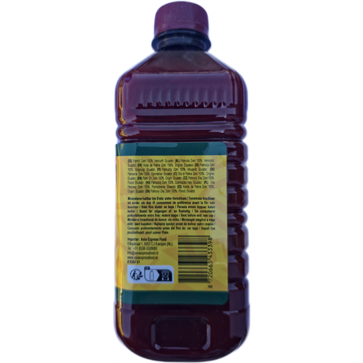 Palm Oil Zomi Afro Oase 500ml 100% Palmöl