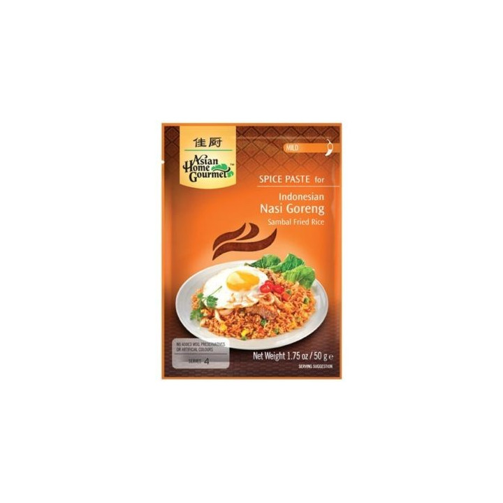Nasi Goreng Paste gewürzpaste mit Rezept nasigoreng indonesisches Reisgericht