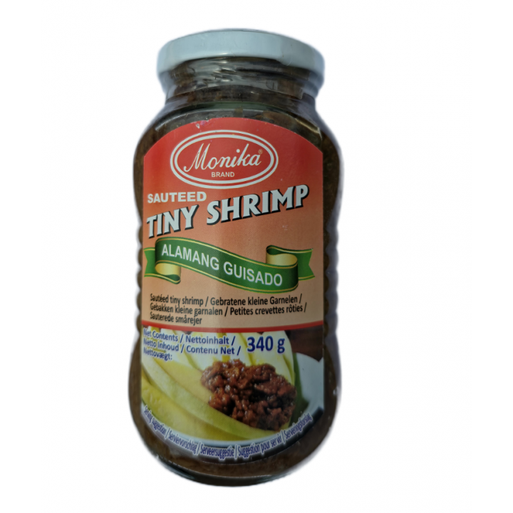 Sauteed Tiny Shrimp Alamang Guisado 340g Monika Gebratene kleine Garnelen