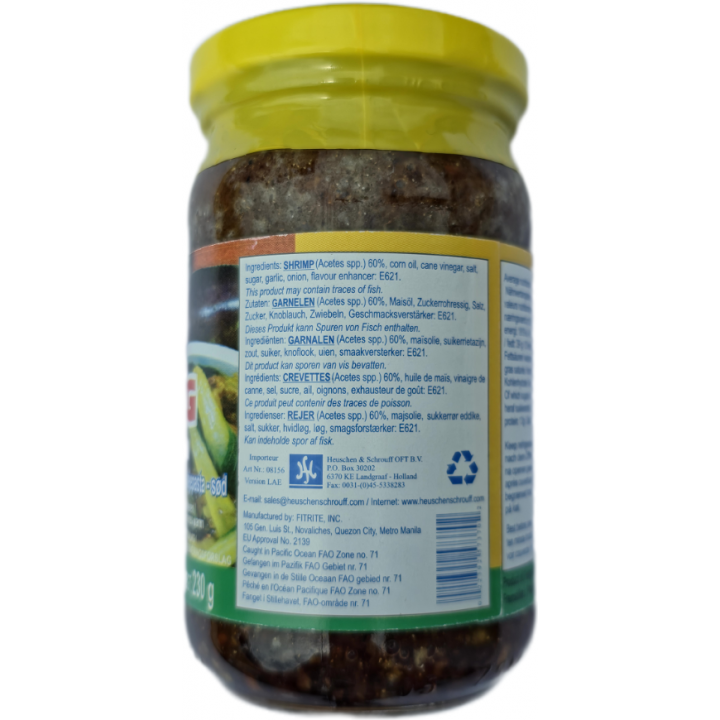 Guisado Bagoong Shrimp Paste Sweet 230g Dagupan gebratene süße Garnelenpaste