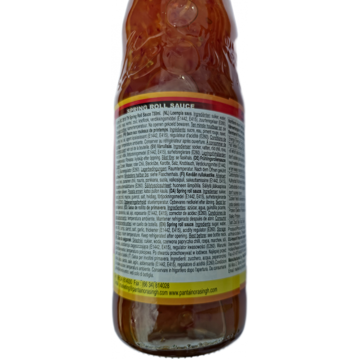 Spring Roll Sauce 730ml Pantai Sweet-Chili-Sauce für Frühlingsrollen Loempia