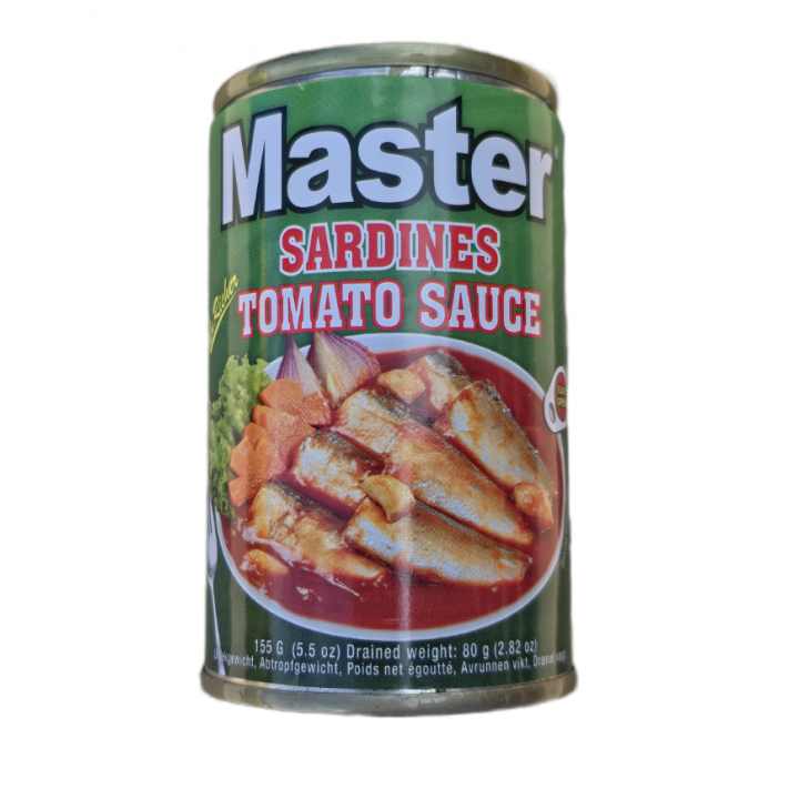Sardines Tomato Sauce 155g Master Sardinen in Tomatensauce