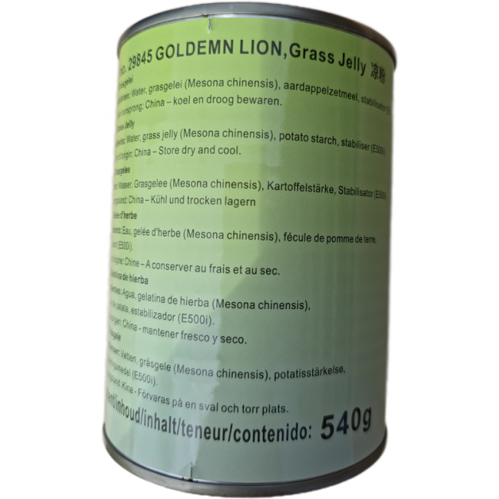 Grass Jelly 540g Golden Lion Gras Gelee Kräutergelee