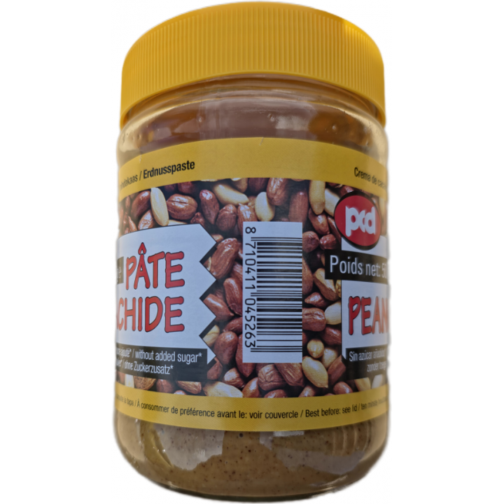 Peanut Paste 500g pcd 100% reine Erdnusspaste ohne Zuckerzusatz,natürliche Erdnussbutter ohne Zusätze