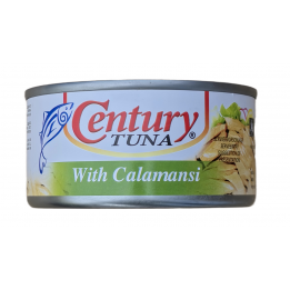 Tuna with Calamansi 180g Century, Thunfischstücke in Sauce mit Calamondin-Geschmack