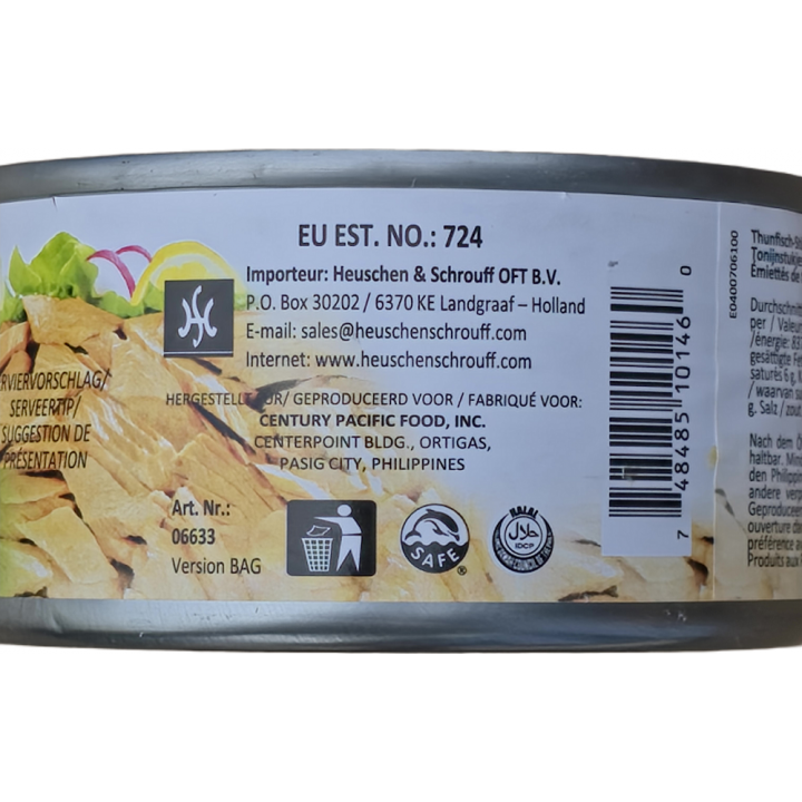 Tuna with Calamansi 180g Century, Thunfischstücke in Sauce mit Calamondin-Geschmack