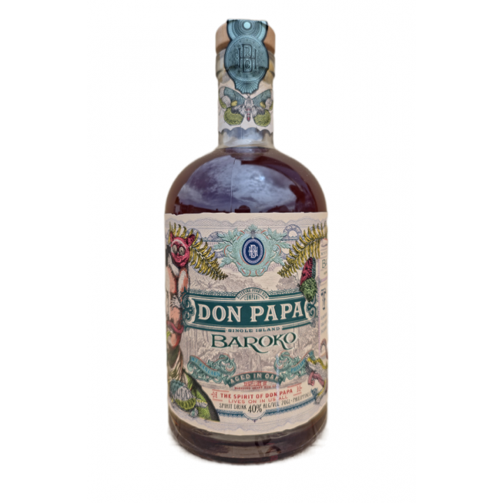 Don Papa Baroko Spirit Drink 700ml Philippinische Rum-Spirituose 40%Vol